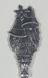 Christmas 1973 Bells Silver Plated EPNS Metal Spoon