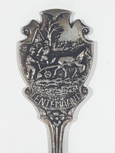 Lentemaand Dutch Silver Plated Metal Spoon