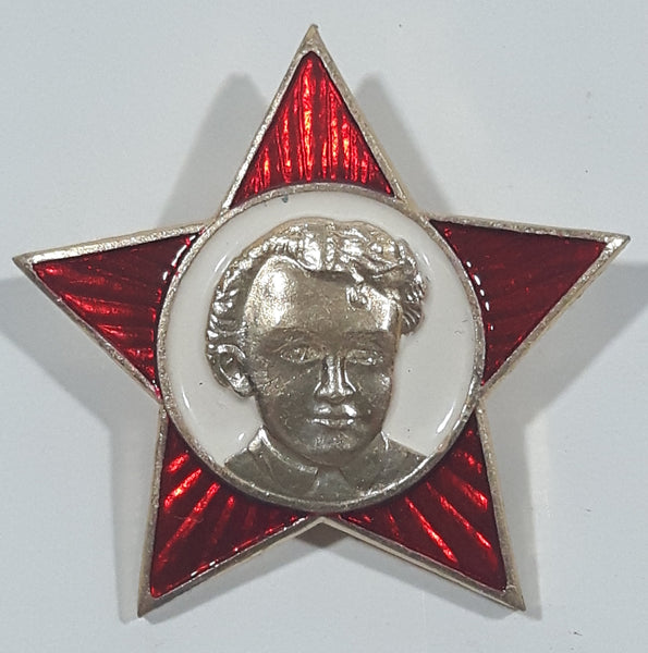 Vintage Soviet USSR Russia Oktyabrjata October's Children Youth Organization Metal Pin Badge Insignia
