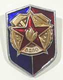 Vintage Soviet USSR Russia Belarusian Volunteer Fire Society Metal Pin Badge Insignia
