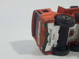Vintage 1971 Lesney Matchbox Series Ergomatic Cab Leyland Pipe Truck Orange Die Cast Toy Car Vehicle Made in England