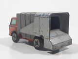 Vintage 1970 Lesney Matchbox Series No. 7 Refuse Truck Orange and Grey Die Cast Toy Car Garbage Truck Vehicle Made in England