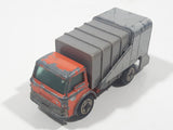 Vintage 1970 Lesney Matchbox Series No. 7 Refuse Truck Orange and Grey Die Cast Toy Car Garbage Truck Vehicle Made in England