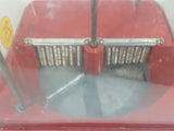 Vintage Komet Red Metal with Plastic Globe "Thank You" 15 1/2" Tall Gumball Candy Dispenser Vending Machine with Two Keys