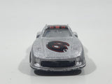Vintage 1980s Welly Porsche Turbo #6 Silver Grey Die Cast Toy Race Car Vehicle