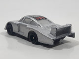 Vintage 1980s Welly Porsche Turbo #6 Silver Grey Die Cast Toy Race Car Vehicle