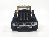 Vintage 1986 Remco Semi Tractor Truck A & H Construction Company Yellow Pressed Steel and Plastic Die Cast Toy Car Vehicle