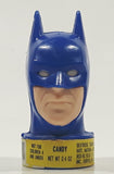 1989 Topps DC Comics Batman Head Bust 2 3/4" Tall Blue Plastic Toy Candy Container