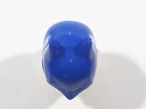 1989 Topps DC Comics Batman Head Bust 2 3/4" Tall Blue Plastic Toy Candy Container