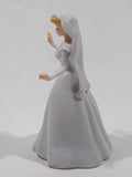 Disney Princess Cinderella Bride in White Wedding Dress 2 3/4" Tall Toy Figure