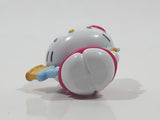 2018 Sanrio Hello Kitty with Paint Brushes 1 3/4" Tall Plastic Toy Figure