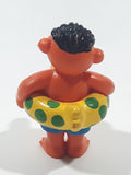 1980s Applause Muppets Sesame Street "Ernie Wearing a Float" PVC Toy Figure