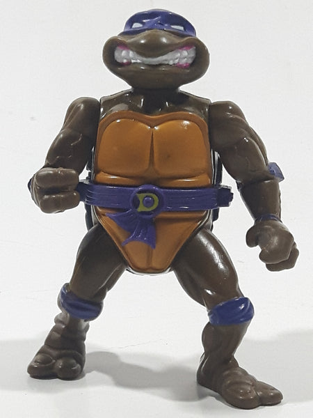 1988 Playmates Mirage Studios TMNT Teenage Mutant Ninja Turtles Donatello 4" Tall Plastic Toy Action Figure