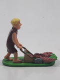Dakin U.C.S. Amblin The Flintstones Movie Barney Rubble With with Lobster Lawn Mower 2 3/4" Tall PVC Toy Figure
