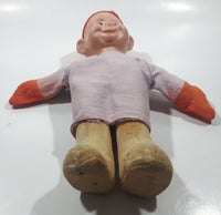 Antique 1930s Reliable Toys Disney Snow White And The Seven Dwarfs Dopey Style 11" Rubber and Fabric Toy Doll