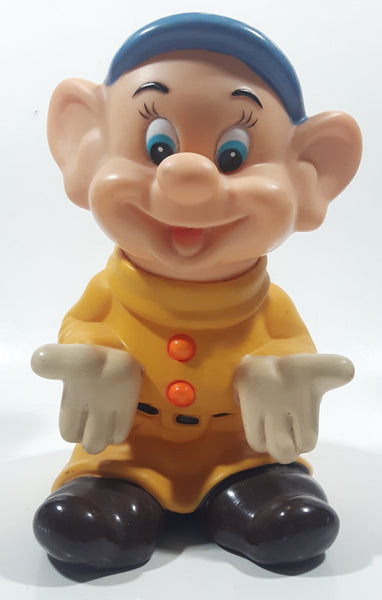 Vintage Walt Disney Productions Snow White and The Seven Dwarfs Dopey 7 1/2" Tall Rubber Toy Figure