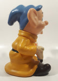 Vintage Walt Disney Productions Snow White and The Seven Dwarfs Dopey 7 1/2" Tall Rubber Toy Figure