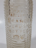 Antique 1921 Orange Crush 6 Fl oz 7 3/4" Tall Embossed Clear Glass Beehive Style Bottle