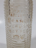 Antique 1921 Orange Crush 6 Fl oz 7 3/4" Tall Embossed Clear Glass Beehive Style Bottle