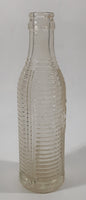 Antique 1921 Orange Crush 6 Fl oz 7 3/4" Tall Embossed Clear Glass Beehive Style Bottle