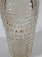 Antique 1921 Orange Crush 6 Fl oz 7 3/4" Tall Embossed Clear Glass Beehive Style Bottle