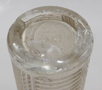 Antique 1921 Orange Crush 6 Fl oz 7 3/4" Tall Embossed Clear Glass Beehive Style Bottle