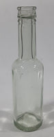 Antique U.C.B. Lea & Perrins Worcestershire Sauce 7 1/4" Tall Cork Top Aqua Glass Bottle with Flat Panels