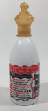 Vintage Papas Letzte Reserve  6" Tall White Milk Glass Liquor Bottle with Nipple
