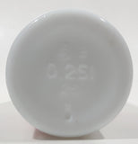 Vintage Papas Letzte Reserve  6" Tall White Milk Glass Liquor Bottle with Nipple