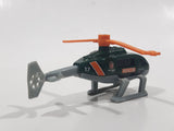 2018 Matchbox Wildfire Rescue Rescue Helicopter Dark Green Die Cast Toy Aircraft Vehicle