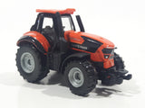 Majorette Deutz Fahr 9TTV 9340 Farm Tractor Orange Die Cast Toy Car Vehicle
