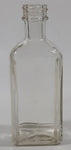 Antique The Singer Manfg Co Sewing Machine Oil 5 1/8" Tall Embossed Lettering Glass Bottle