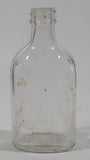 Antique K&O Co 3 Fluid Oz Glyco-Thymoline 4 3/4" Tall Embossed Lettering Glass Mouth Wash Bottle