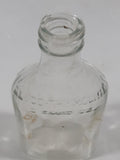 Antique K&O Co 3 Fluid Oz Glyco-Thymoline 4 3/4" Tall Embossed Lettering Glass Mouth Wash Bottle