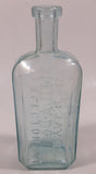 Antique Dr. D. Jayne's Expectorant Philada Tonic 6 5/8" Tall Aqua Glass Bottle