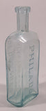 Antique Dr. D. Jayne's Expectorant Philada Tonic 6 5/8" Tall Aqua Glass Bottle
