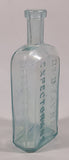 Antique Dr. D. Jayne's Expectorant Philada Tonic 6 5/8" Tall Aqua Glass Bottle