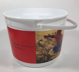 2002 Berry Plastics Columbia Pictures Marvel Spider-Man Movie Theater Release May 3 8" Popcorn Pail Bucket