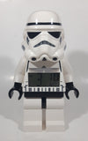 2013 Lego LucasFilm Star Wars Stormtrooper Character 9 1/4" Tall Plastic Digital Alarm Clock
