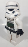 2013 Lego LucasFilm Star Wars Stormtrooper Character 9 1/4" Tall Plastic Digital Alarm Clock