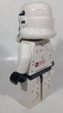 2013 Lego LucasFilm Star Wars Stormtrooper Character 9 1/4" Tall Plastic Digital Alarm Clock