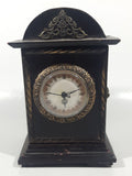 Vintage Wood Cased 9" Tall Battery Operated Clock
