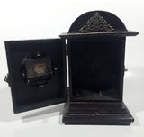 Vintage Wood Cased 9" Tall Battery Operated Clock