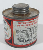 Vintage Union Rubber & Asbestos Co. Trenton N.J. White Rubber Best-Test Paper Cement 8 Fl Oz Metal Canister