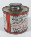 Vintage Union Rubber & Asbestos Co. Trenton N.J. White Rubber Best-Test Paper Cement 8 Fl Oz Metal Canister