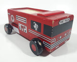 Rare 1993 Children At The Heart My Little Red Fire Truck Magical Musical Journey 7 1/4" Long Wood Toy Car Vehicle with 3 Audio Cassettes