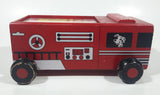 Rare 1993 Children At The Heart My Little Red Fire Truck Magical Musical Journey 7 1/4" Long Wood Toy Car Vehicle with 3 Audio Cassettes