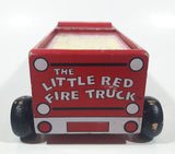 Rare 1993 Children At The Heart My Little Red Fire Truck Magical Musical Journey 7 1/4" Long Wood Toy Car Vehicle with 3 Audio Cassettes