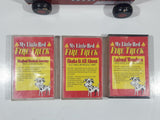 Rare 1993 Children At The Heart My Little Red Fire Truck Magical Musical Journey 7 1/4" Long Wood Toy Car Vehicle with 3 Audio Cassettes