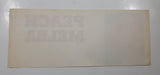 Vintage Peach Melba Ice Cream Store Window Advertisement